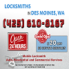 Locksmiths in Des Moines WA